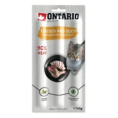Ontario lazdelės formos skanėstas Vištiena ir Antiena 3x5g