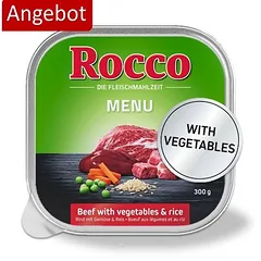 Rocco Menü drėgnas maistas šunims, ekonominė pakuotė 27 x 300 g