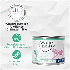 Concept for Life Veterinary Diet Hypoallergenic Lachs 