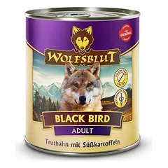 WOLFSBLUT Adult Black Bird konservai šunims su kalakutiena, 800 g