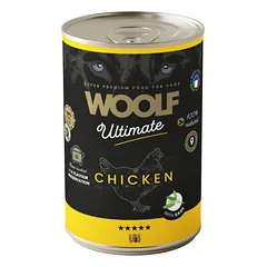 WOOLF ULTIMATE CHICKEN WITH SAGE begrūdžiai konservai šunims su vištiena 400g