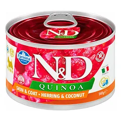 Farmina N&D Dog Quinoa Skin & Coat Mini Herring & Coconut 140 g