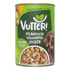 Vutter! Nassfutter schmeckt wie Lamm