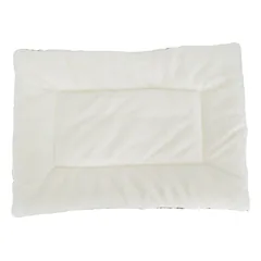 Nobleza gultas šuniui su širdelėmis, ruda/balta, 85x65cm — 3 nuotrauka