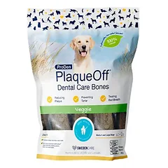 ProDen PlaqueOff Dental Care Bones papildas, Daržovės ir mėlynės Mini (340 g) — 3 nuotrauka