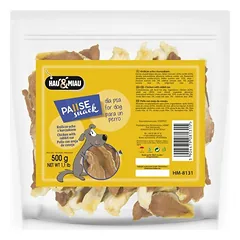 Hau&Miau Rabbit Ear With Chicken šunų skanėstas, triušio ausys su vištiena, 500 g parduotuvėje sunu.lt