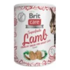 Brit Care Cat Snack Superfruits Lamb 100g parduotuvėje akvanamai.lt