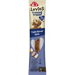 8IN1 Lovies Training Treats Triple Flavour Stick 15g treniruotė skanėstas šuniui nuotrauka