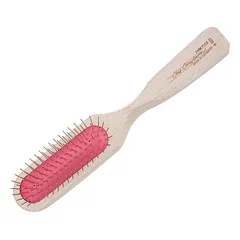 Chris Christensen Brezzy Oblong Brushes - high-quality wooden brush with metal pins - pink