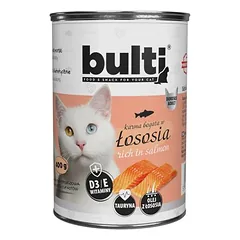 BULTI drėgnas maistas katėms, pilnavertis, skardinė 400 g, Ėriena — 4 nuotrauka