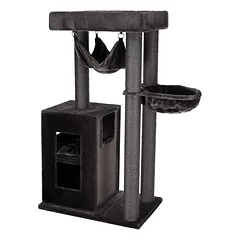 Trixie Amadeus Scratching Post XXL katės namelis su draskykle, 163 cm, pilka — 5 nuotrauka