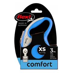 Flexi New Comfort XS juostinė įtraukiama pavadė šunims ir katėms, mėlyna, 3 m — 4 nuotrauka