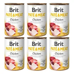 BRIT PATÉ & MEAT – VIŠTIENA 6x400 g — 1 nuotrauka