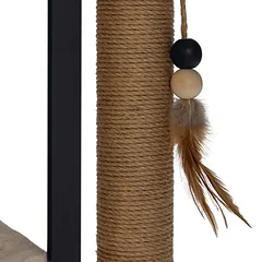 Designed by Lotte medinė draskyklė katėms Nala, natūrali — 5 nuotrauka