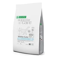 Nature's Protection Superior Care visų veislių suaugusių baltakailių kačių, sausas begrūdis pašaras su silke, 7 kg — 2 nuotrauka