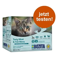 Bozita Häppchen In Soße im Mixpaket 12 x 85 g 