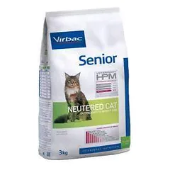 Virbac Veterinary HPM Cat Senior Neutered visavertis ėdalas sterilizuotoms vyresnio amžiaus katėms, 3 kg