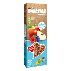 Comfy Menu skanėstai su vaisiais banguotosioms papūgėlėms 90g