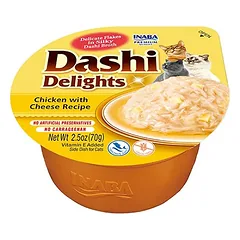 Ciao Dashi Delight vištienos su sūriu sultinys katėms 6×70 g