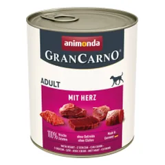 Grancarno Adult 800 g konservai suaugusiems šunims su širdelėmis