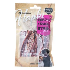Flamingo Snack Duck Jerky - šunų skanėstai, džiovintos antienos juostelės