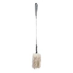 Flamingo žaislas šunims Fauxtra Bungee ilgas pliušinis, baltos spalvos, Matmenys: 55 x 12 x 4 cm — 2 nuotrauka