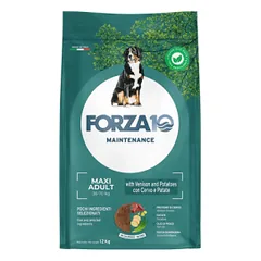 Forza 10 Maintenance Maxi Adult sausas maistas didelių veslių šunims su elniena ir bulvėmis, 12 kg