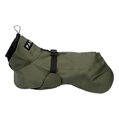 PAIKKA atspindintis lietpaltis šunims Visibility Raincoat, thyme