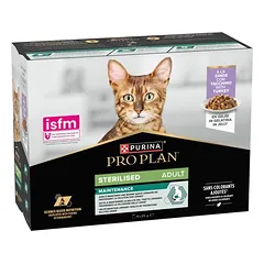 PURINA PRO PLAN Cat Sterilised Adult Maintenance drėgnas maistas katėms 10 x 85 g — 2 nuotrauka