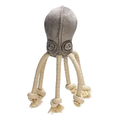Designed by Lotte žaislas šunims, aštuonkojis Aisha, pilkas
