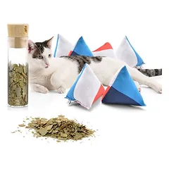 Canadian Cat Company Schmusekissen 6er-Set Katzenminze Pyramide XL