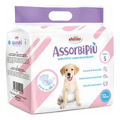 AssorbiPiu Diapers for dog S 12 pcs.