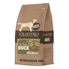 Quattro Grain Free sausas pašaras su antiena didelių veislių šunims