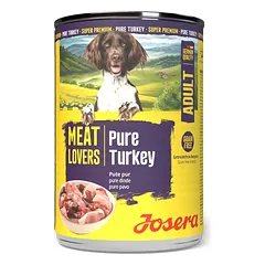 Josera Meat Lovers Pure Turkey konservuotas pašaras šunims su kalakutiena, 400 g