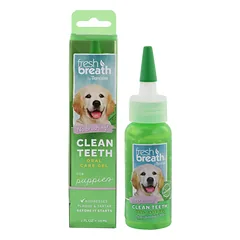 Tropiclean Fresh Breath Clean Teeth Gel šuniukams - dantų gelis šuniukams, burnos higienai