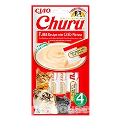 Churu Cat tunas ir krabai 56g