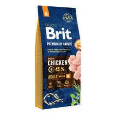 Brit Premium By Nature Adult M sausas pašaras šunims 15 kg — 3 nuotrauka