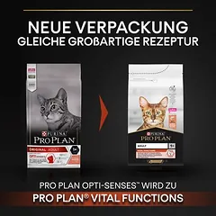 PURINA PRO PLAN Adult Vital Functions su lašiša, sausas maistas katėms — 3 nuotrauka