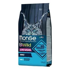 Monge Cat BWild Low Grain Adult Anchovies 1,5 kg