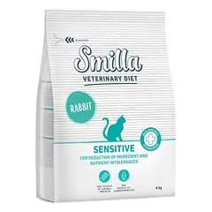 Smilla Veterinary Diet Sensitive su triušiena, sausas maistas katėms, < 1,4 kg — 2 nuotrauka