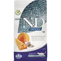 FARMINA N&D Ocena Cat Adult Herring Pumpkin and Orange 1,5 kg