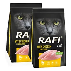 DOLINA NOTECI Rafi Cat sausas kačių ėdalas su vištiena 3x1,5kg