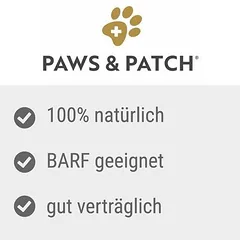 PAWS & PATCH cistroženklių žolės milteliai, papildas, > 250 g — 3 nuotrauka