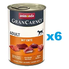 ANIMONDA GranCarno Kiauliena su antiena šunims 6x400 g