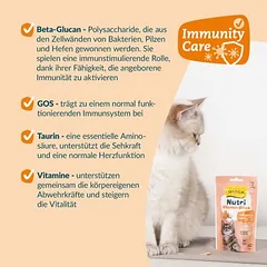 GimCat Nutri Vitamin Bites su višta, skanėstai katėms — 3 nuotrauka
