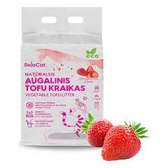 Belocat Tofu kačių kraikas, Braškių kvapo