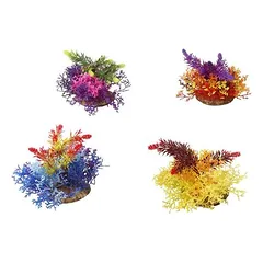 Aqua Della Aquariendekoration Pflanzen bunt