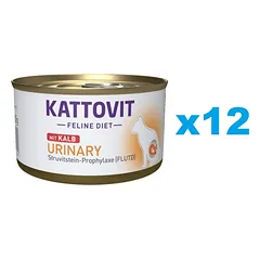 KATTOVIT Feline Diet Urinary Veal su veršiena 12 x 85 g