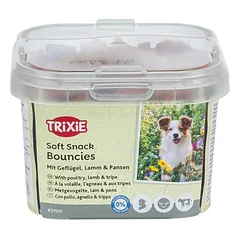 Skanėstai šunims TRIXIE Soft Snack Bouncies su vištiena,ėriena,žarnokais 140g
