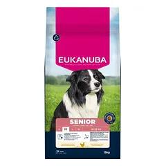Eukanuba Premium Nutrition Senior Medium Breed su vištiena, sausas maistas šunims, > 10 kg — 2 nuotrauka